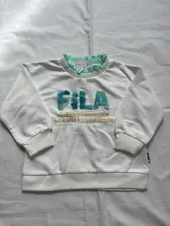 即購入OK FILA 長袖　薄手　裏毛　トレーナー　90cm 新品