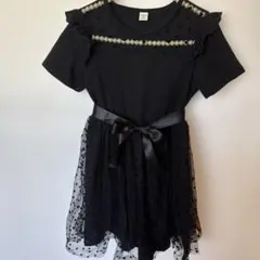 SHEIN ブラック ワンピース 10Y