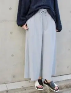 ジャーナルスタンダード ミリタリークロス クロップドワイドパンツ