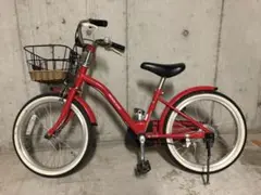 子供用 自転車 18インチ 双子 赤 大阪引取