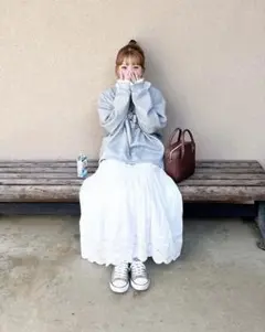 Mushroom✖️まきみさきコラボ、スカラップスカート！完売品！