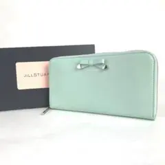 新品 ジルスチュアート 長財布 レザー 財布 レディース グリーン j14
