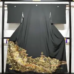 【448】山鉾柄 金彩友禅 黒留袖