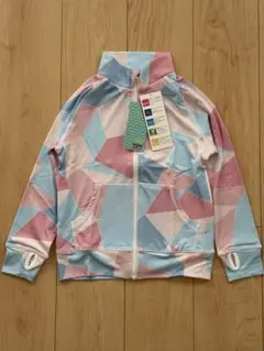 キッズ用ラッシュガード UPF50+ ピンク・ブルー
