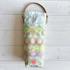 ハンドメイド ペットボトルカバー《ユキエモン アイシングクッキー サックス》