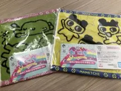 たまごっち1番くじ　E賞 あのころのハンドタオル くちぱっち　まめっち