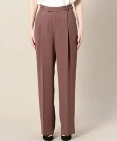 6(ROKU) GEORGETTE HIGH WAIST PANTS パンツ