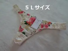 L172★【匿名配送】Tバック ショーツ(淡ベージュ系)5L【複数購入割引有】