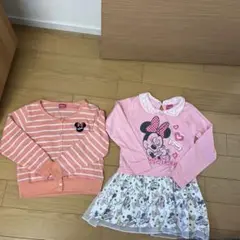ミニーちゃん セット売り ワンピースとカーディガン