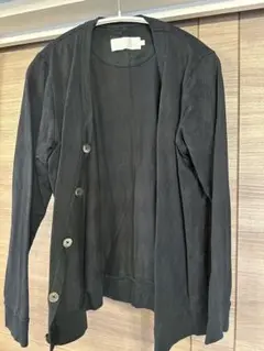 黒カーディガン エディフィス　メンズ