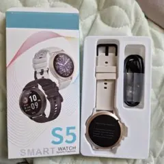 S5 スマートウォッチ ホワイト