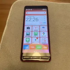 ［美品］かんたんスマホ2 RED A001KC ワイモバイル　SIMフリー