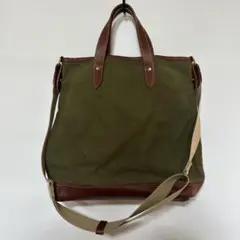 acoustic world トートバッグ オリーブグリーン