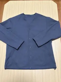 カーディガン FREELITCH ノーカラー カーディガン グレー　Sサイズ