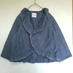 TOUJOURSトゥジュー ラッフルボレロ コットンストライプ フリルブラウスシャツ【フリー】【LTSA77595】 楽天市場】TOUJOURSトゥジュー ラッフルボレロ コットン