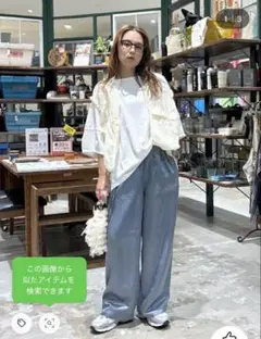 ニコアンド… シアーシャーリングベスト　nico and…