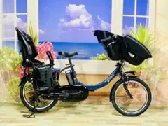 4572 新品12.3Ahバッテリー 新品充電器!電動自転車子供乗せ20インチ