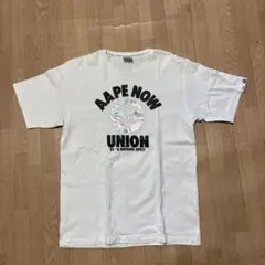 Aape ホワイト Tシャツ Lサイズ
