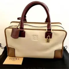 【美品】LOEWE ロエベ アマソナ36 トリコロール
