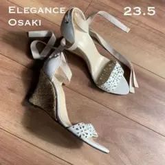 Elegance Osaki ホワイト サンダル
