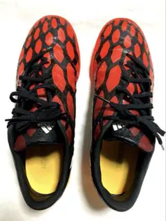 adidas フットサルシューズ　27.0 ブラック✖︎オレンジ　超貴重‼️