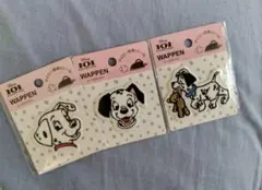 新品！　101匹わんちゃん　ワッペン　3枚セット　まとめ売り　ディズニー
