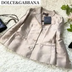 【新品タグ付】シルク100%♡ DOLCE u0026 GABBANA ジャケット 金