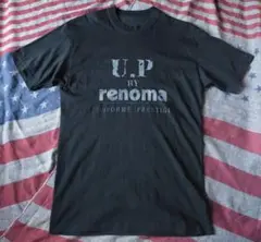 イタリア製 U.P renoma レノマ ロゴプリントT