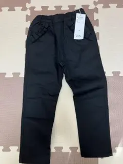 【新品】ベルメゾン　フリル付きポケット パンツ　110