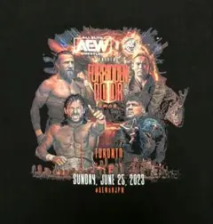 新日本プロレス×AEW FORBIDDEN DOOR 禁断の扉 Tシャツ XL