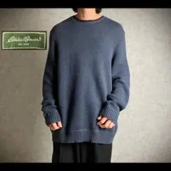 希少 00s~ Eddie Bauer エディバウアーコットンニットセーター