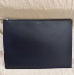 SAINT LAURENT ネイビー クラッチバッグ