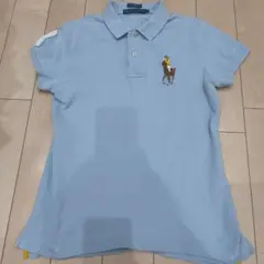 Ralph Lauren The Skinny Polo 半袖 L 水色