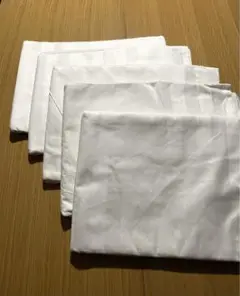 掛け布団カバー　コットン100% ストライプ　ホテル仕様　5枚セット