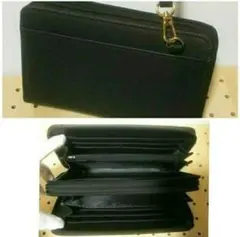 新品 ブラック お財布ポシェット 斜めがけ
