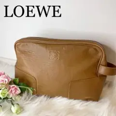 LOEWE ロエベ 定価約15万☆アナグラムロゴ クラッチバッグ セカンドバッグ