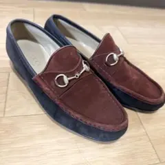 GUCCI スエード　ホースビット　ローファー　スリッポン