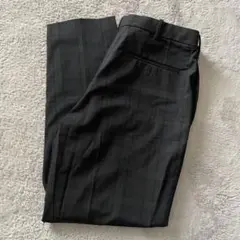 UNIQLO ユニクロブラック チェック柄 スラックス