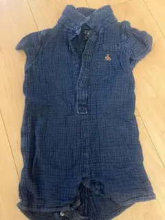 GAP ダークブルー ロンパース