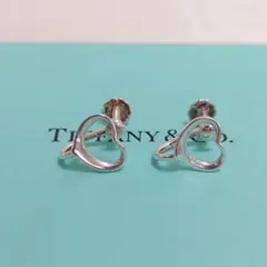 TIFFANY ティファニー オープンハート イヤリング