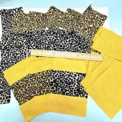 ヒョウ柄ハギレセット