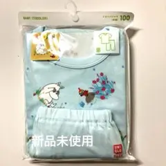 ユニクロムーミン半袖パジャマセット 100センチ　新品未使用　未開封　ユニクロ