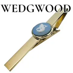 【美品】WEDGWOOD ネクタイピン ヴィンテージ レア柄 魚 ブルー