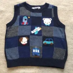 【美品】ファミリア　ベスト　90