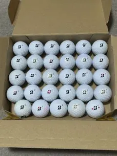 ①ブリヂストンツアーB Xホワイト 計29球【美品】