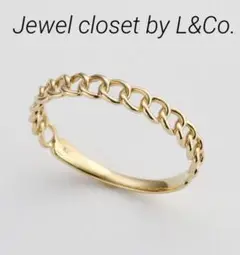 ■現行品■【Jewel closet by Lu0026Co.】K10チェーンリング