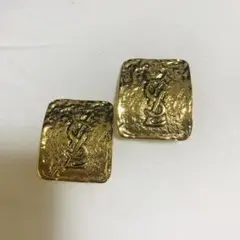 美品 大きめ イヴ・サンローラン ヴィンテージ イヤリング