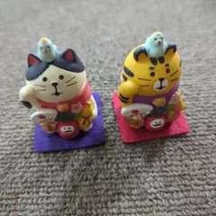 デコレコンコンブル 　招き猫2つセット