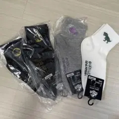 GUジュラシックワールド靴下4足セット 21-24cm
