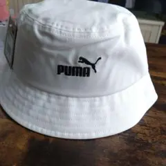 PUMA ホワイト バケットハット L/XL